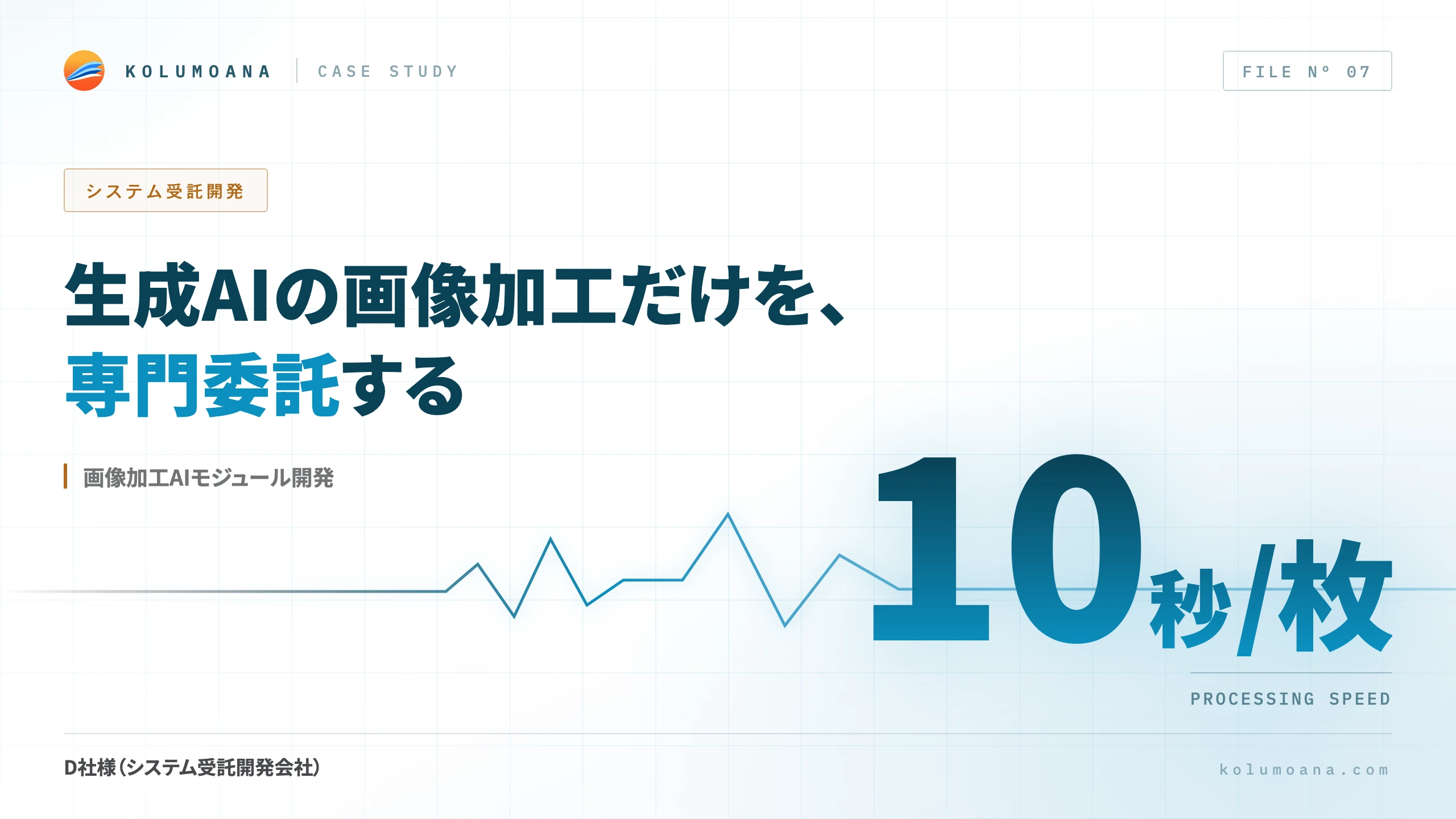 生成AIによる画像加工モジュールの受託開発